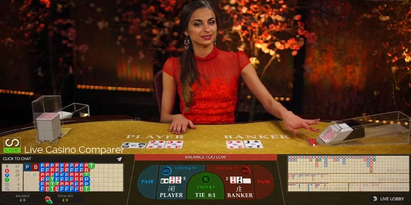 Phòng live Baccarat thịnh hành